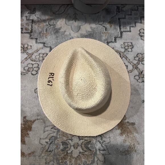 Polo Ralph Lauren Logo-Embroidered Straw Hat - Picture 2 of 4
